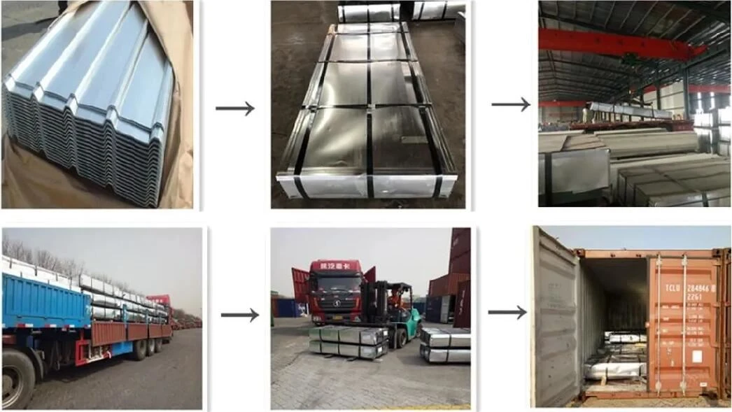Corrugated Color Coated Roofing Sheet packing Corrugated Color Coated Roofing Sheet packing