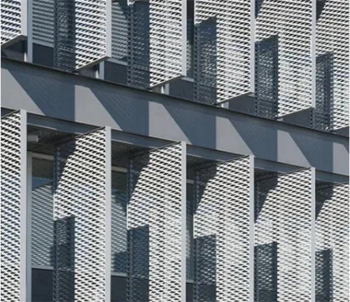 สุนทรียศาสตร์ขยายตาข่ายโลหะสำหรับการติดตั้งศิลปะหน้าจอความเป็นส่วนตัว